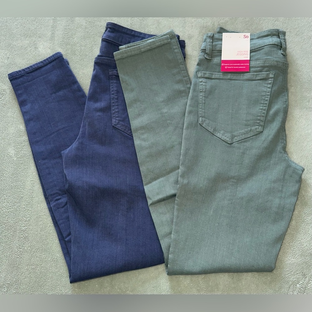 Juniors Size 3 SO Belted Jeggings Bundle of 2